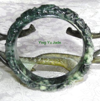 carved jade bangle