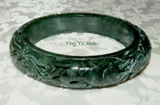 carved jade bangle