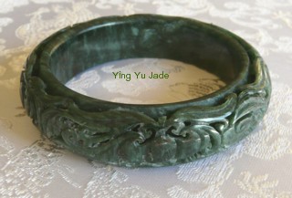 carved jade bangle