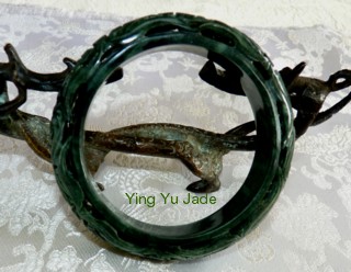 carved jade bangle