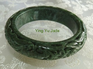 carved jade bangle