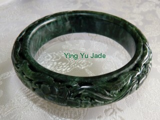 carved jade bangle