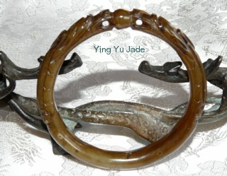 carved jade bangle