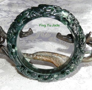 carved jade bangle