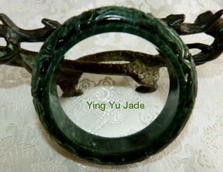 carved jade bangle