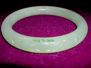 carved jade bangle bracelet