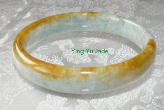 a grade yellow jadeite jade bangle yingyujade.