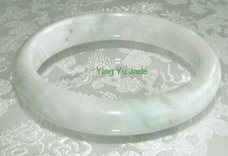 a grade white jadeite jade bangle