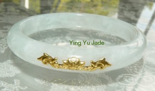 jadeite jade gold bangle