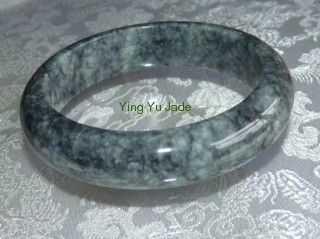 black a grade jadeite jade bangle bracelet