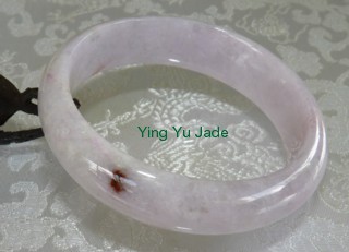 lavender jadeite jade a grade bangle