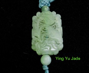 hollow carved jade birds bottle