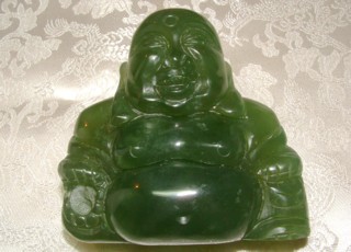 jade buddha carving