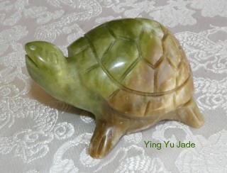 jade turtle carving