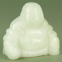 jade buddha carving