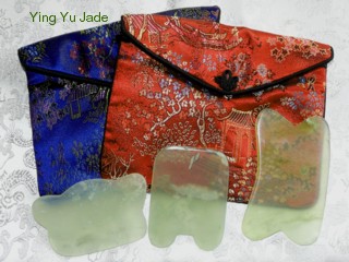 jade gua sha bag