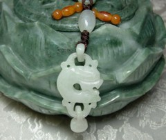 jadeite jade dragon necklace