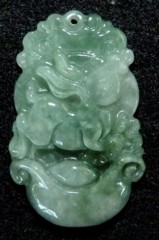 jadeite jade rabbit pendant