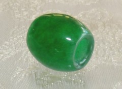 jade barrel pendant charm