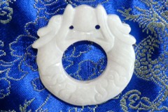 white jadeite jade dragon