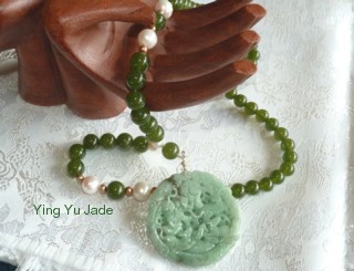 jade jadeite A grade necklace