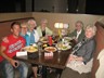 A group of ladies at McCoy's have Sven join them for lunch
