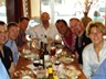 A large group does dinner at Kafe 421