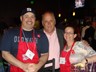 Tickles owner, Roy, welcomes Barry and Linda from Lavender Magazine